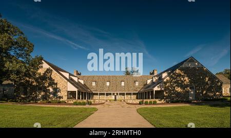 Biblioteca presidenziale e museo Franklin D. Roosevelt sede del sito storico nazionale Franklin D. Roosevelt   Hyde Park, New York, Stati Uniti Foto Stock