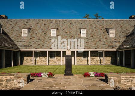 Biblioteca presidenziale e museo Franklin D. Roosevelt sede del sito storico nazionale Franklin D. Roosevelt   Hyde Park, New York, Stati Uniti Foto Stock