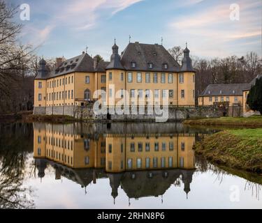 Palazzo Dyck a Jüchen, NRW, Germania Foto Stock