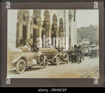 L'accoglienza dell'arciduca Francesco Ferdinando (1863-1914) a Sarajevo poco prima del suo assassinio intorno al 28 giugno 1914. Museo: COLLEZIONE PRIVATA. Autore: ANONIMO. Foto Stock