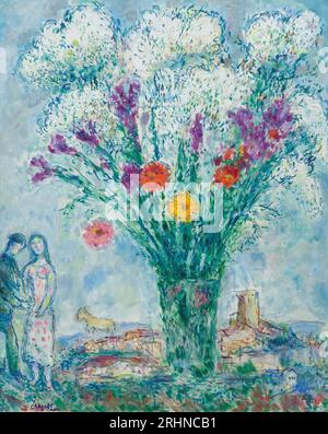 Bouquet d'été. Museo: COLLEZIONE PRIVATA. Autore: MARC CHAGALL. Foto Stock