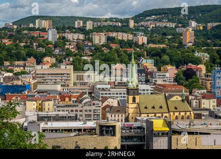 Usti nad Labem, Repubblica Ceca, 27.06.2023, Cityscape of Usti nad Labem Foto Stock