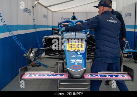 Formula 4 Knockhill domenica Douwe DEDECKER Virtuosi Racing Foto Stock