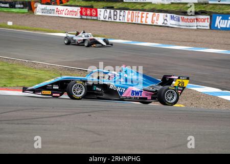 Formula 4 Knockhill domenica Douwe DEDECKER Virtuosi Racing Foto Stock