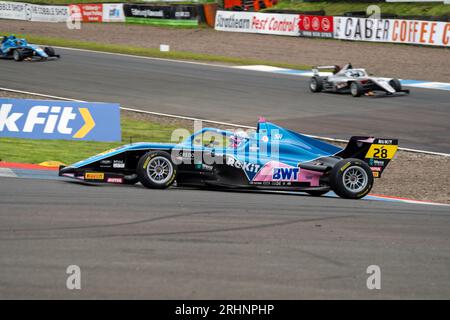 Formula 4 Knockhill domenica Douwe DEDECKER Virtuosi Racing Foto Stock