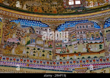 India, Rajasthan State, Bikaner, Seth Bhandasar Jain Temple Foto Stock