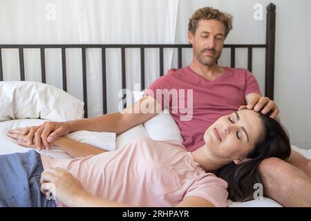 Coppia di mezza età Foto Stock