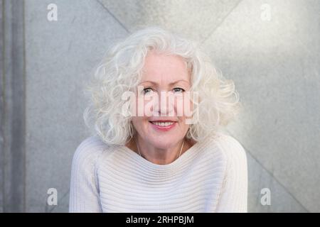 Ritratto di una donna anziana Foto Stock