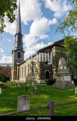 Old Dutch Church, Kingston, New York, USA. Foto Stock