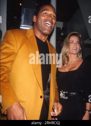 1993 GU Simpson Nicole Brown Simpson John Barrett/PHOTOlink.net Foto Stock