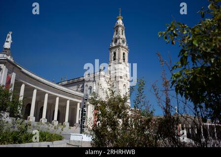 FATIMA LISBONA 2023/08/18, il Santuario della Madonna del Rosario di Fatima è uno dei più importanti santuari mariani. Nel 1917 il tre piccolo Foto Stock