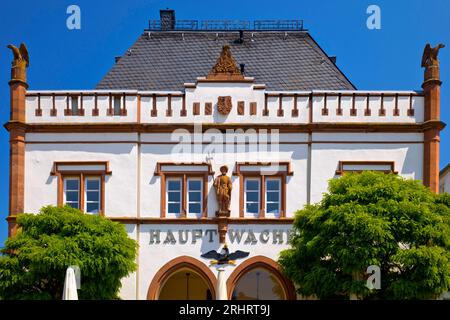 Guardia principale Hauptwache in stile tardo classicista a Domplatz, nella storica città vecchia, Germania, Assia, Wetzlar Foto Stock