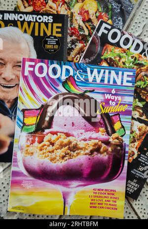 Food&Wine estate 2023 copertina mensile, USA Foto Stock