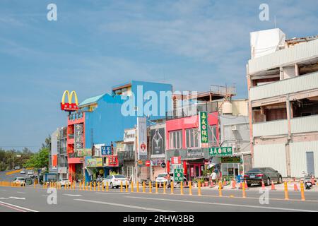 Kenting, Taiwan - 14 marzo 2023: Kenting City Market Street Foto Stock