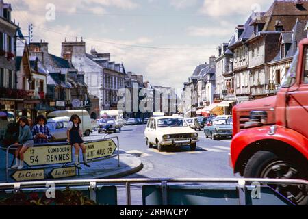 DOL-de-Bretagne, comune del dipartimento di Ille-et-Vilaine, Bretagna, Francia nordoccidentale. Foto Stock