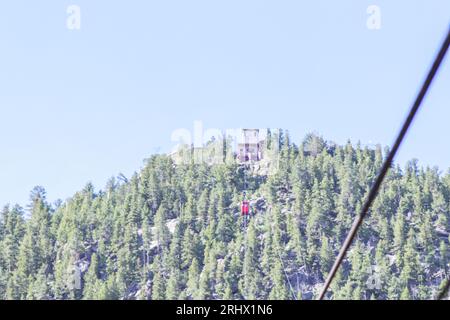 Estes Park Colorado Sky tram foto . Foto di alta qualità Foto Stock