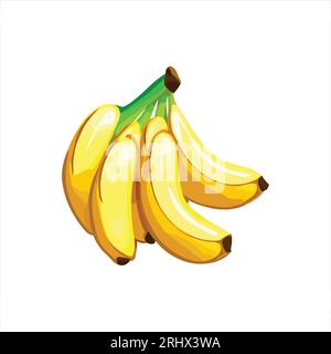 Illustrazione vettore Clipart delle banane Illustrazione Vettoriale