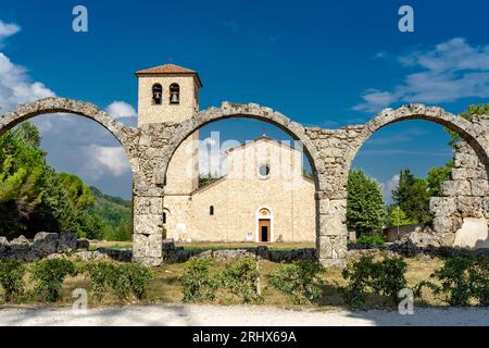 Sito archeologico di San Vincenzo al Volturno Foto Stock