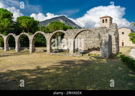 Sito archeologico di San Vincenzo al Volturno Foto Stock