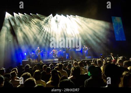 Alexisonfire si esibisce alla Rogers Arena di Vancouver, British Columbia, Canada, il 7 agosto 2023 di Jamie Taylor Foto Stock