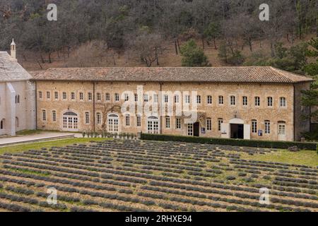 Abbazia di Sénanque, Provenza, Francia Foto Stock