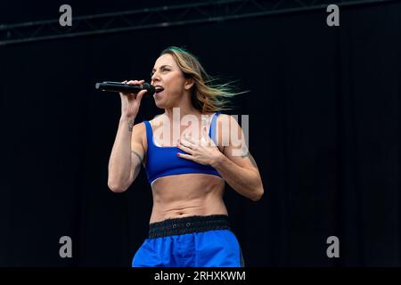 Durham, Regno Unito - l'ex Spice Girl Mel C si esibisce all'Hardwick Festival, 19 agosto 2023. Credit Jill ODonnell/Alamy Live News Foto Stock