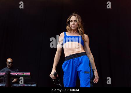 Durham, Regno Unito - l'ex Spice Girl Mel C si esibisce all'Hardwick Festival, 19 agosto 2023. Credit Jill ODonnell/Alamy Live News Foto Stock