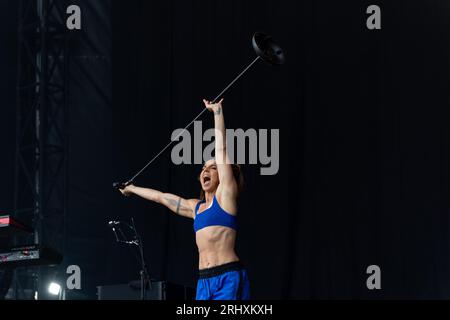 Durham, Regno Unito - l'ex Spice Girl Mel C si esibisce all'Hardwick Festival, 19 agosto 2023. Credit Jill ODonnell/Alamy Live News Foto Stock