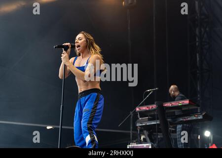 Durham, Regno Unito - l'ex Spice Girl Mel C si esibisce all'Hardwick Festival, 19 agosto 2023. Credit Jill ODonnell/Alamy Live News Foto Stock