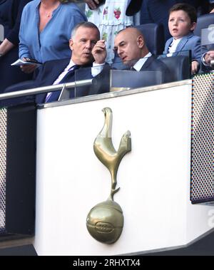 Londra, Regno Unito. 19 agosto 2023. Daniel Levy alla partita tra Tottenham Hotspur e Manchester United EPL, al Tottenham Hotspur Stadium, Londra, Regno Unito, il 19 agosto 2023. Credito: Paul Marriott/Alamy Live News Foto Stock