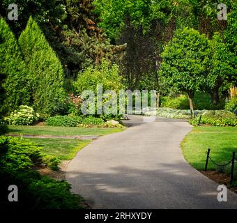 Dorothy Harvie Gardens Calgary Zoo Alberta Foto Stock