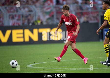 Luca WALDSCHMIDT (K), azione, azione singola, calcio 1st Bundesliga, 1st Matchday, Borussia Dortmund (DO) - 1st FC Colonia (K) 1:0 il 19 agosto 2023 a Dortmund/Germania. Le normative #DFL vietano qualsiasi uso di fotografie come sequenze di immagini e/o quasi-video # Foto Stock