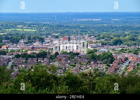 In giro per il Regno Unito - Chorley Town Centre vista da Healy NAB Foto Stock