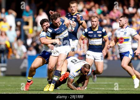 Cameron Smith del Leeds Rhino in azione durante la partita di Betfred Super League all'Headingley Stadium di Leeds. Data foto: Domenica 20 agosto 2023. Foto Stock