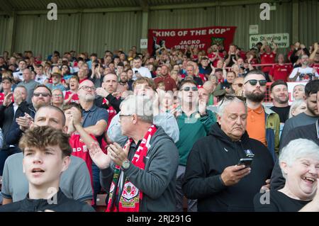 Wrexham AFC contro Swindon Town giocata a Wrexham 90 min di azione terminando 5 pareggi totali (Terry Scott / SPP) Foto Stock