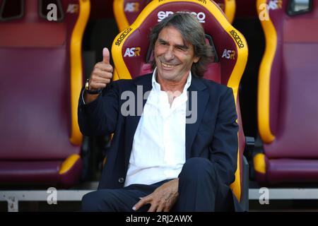 Roma, Italie. 20 agosto 2023. Bruno conti secondo allenatore della Roma durante il campionato italiano di serie A partita tra AS Roma e US Salernitana 1919 il 20 agosto 2023 allo Stadio Olimpico di Roma, Italia - foto Federico Proietti/DPPI Credit: DPPI Media/Alamy Live News Foto Stock