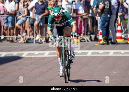 Etten Leur, Paesi Bassi. 20 agosto 2023. ETTEN-LEUR, PAESI BASSI - 20 AGOSTO: Jasper Philipsen durante il Profwielerronde Etten-Leur il 20 agosto 2023 a Etten-Leur, Paesi Bassi. (Foto di Gabriel Calvino Alonso/Orange Pictures) credito: Orange Pics BV/Alamy Live News Foto Stock