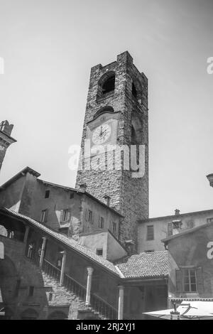 Campanone, grande campana di Bergamo città alta. Foto Stock