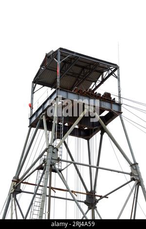 MaCheng 12 luglio: Drilling derrick nella miniera di ferro di MaCheng il 12 luglio 2012, Contea di Luannan, provincia di Hebei, Cina Foto Stock