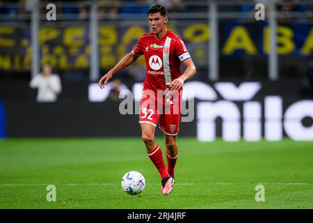 Matteo Pessina dell'AC Monza in azione durante la partita di serie A tra FC Internazionale e AC Monza. Foto Stock