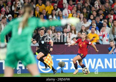 Sydney, Australia. 20 agosto 2023. Aitana Bonmati #6 della Spagna in azione durante la finale tra Spagna e Inghilterra alla Coppa del mondo femminile FIFA 2023, allo Stadio Accor. Punteggi finali, Spagna 1:0 Inghilterra credito: SOPA Images Limited/Alamy Live News Foto Stock