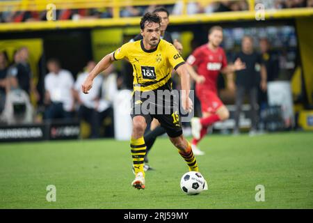 Dortmund/ Germania. 19/08/2023, Mats HUMMELS (DO), azione, azione singola, calcio 1st Bundesliga, 1° giorno, Borussia Dortmund (DO) - 1° FC Colonia (K) 1:0 il 19 agosto 2023 a Dortmund/Germania. Le normative #DFL vietano qualsiasi uso di fotografie come sequenze di immagini e/o quasi-video # Foto Stock