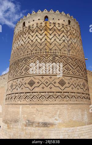 ARG-e Karim Khan Cittadella tower, provincia di Fars, Shiraz, Iran Foto Stock