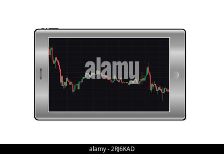 Connessioni finanziarie aziendali e globali, criptovaluta, Bitcoin Trading, Online Banking e Money Transfer Concept Design, illustrazioni vettoriali e. Illustrazione Vettoriale