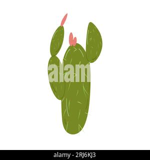 Stagione dei rodei americani. Selvaggio West. Cactus verde. Design di volantini e poster. Illustrazione vettoriale. Illustrazione Vettoriale