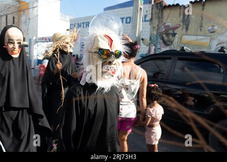 Santo Amaro, Bahia, Brasile - 23 luglio 2023: Foto Stock