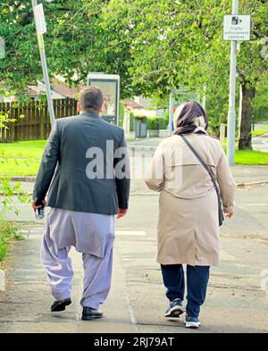 Glasgow, Scozia, Regno Unito. 21 agosto 2023. Tempo nel Regno Unito: Soleggiato in città ha visto gente del posto e turisti sulle strade della città. Credit Gerard Ferry/Alamy Live News Foto Stock