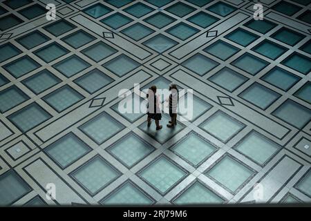 Cortile del Brooklyn Museum of Art Brooklyn New York City Foto Stock