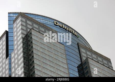 Deloitte Touche Tohmatsu Limited, rete multinazionale di servizi professionali Foto Stock