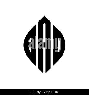 Logo con lettera circolare ERRATA con forma circolare ed ellisse. Lettere ELLITTICHE ERRATE con stile tipografico. Le tre iniziali formano un logo circolare. CATTIVO ci Illustrazione Vettoriale